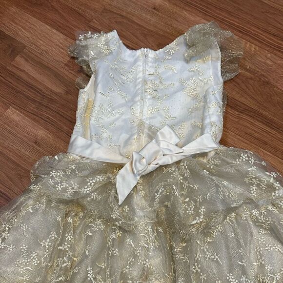 Wonder Nation Girls cream colored dress - size 8 - Picture 2 of 8